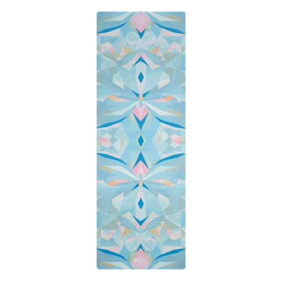 Yoga Design Lab Combo Yoga Mat 3.5mm - Butterfly Glow In Blue