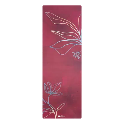 Yoga Design Lab Combo Yoga Mat 3.5mm - Iris In Red