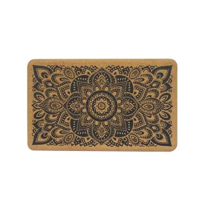 Yoga Design Lab Cork Yoga Block In Brown