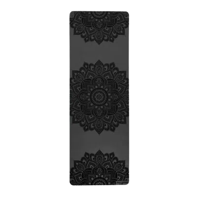 Yoga Design Lab Infinity Yoga Mat - Mandala Charcoal In Black
