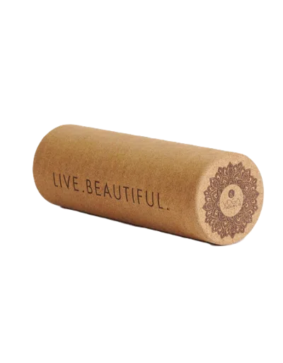Yoga Design Lab Yoga Cork Roller - Mandala Tonal In Transparent