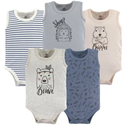 Yoga Sprout Babies'  5pk Sleeveless Bodysuits In Multi