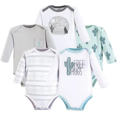 Yoga Sprout Kids'  Breathable Cotton Full-body Suits In White