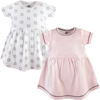 Yoga Sprout Babies'  Comfy Cotton Dresses In Multi