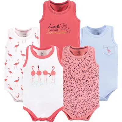 Yoga Sprout Babies'  Cotton Bodysuits In Multi