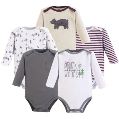 Yoga Sprout Babies'  Five-piece Set Of Infant Long-sleeve Bodysuits In Multi
