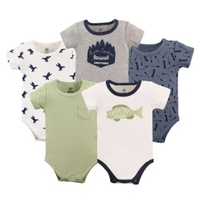 Yoga Sprout Babies'  Soft Cotton Rompers In Multi