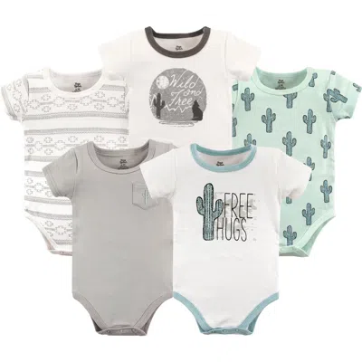 Yoga Sprout Babies'  Soft Cotton Rompers In Multi