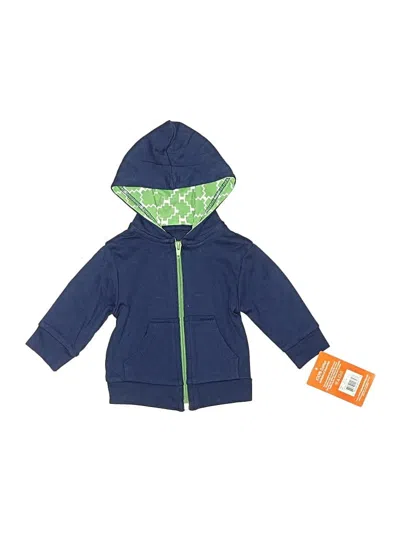 Pre-owned Yoga Sprout Babies' Zip Up Hoodie In Blue