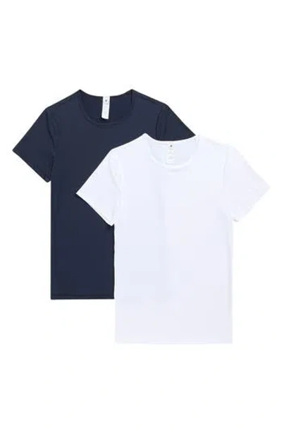 Yogalicious 2-pack Tara Air Cloud Jersey T-shirts In Multi