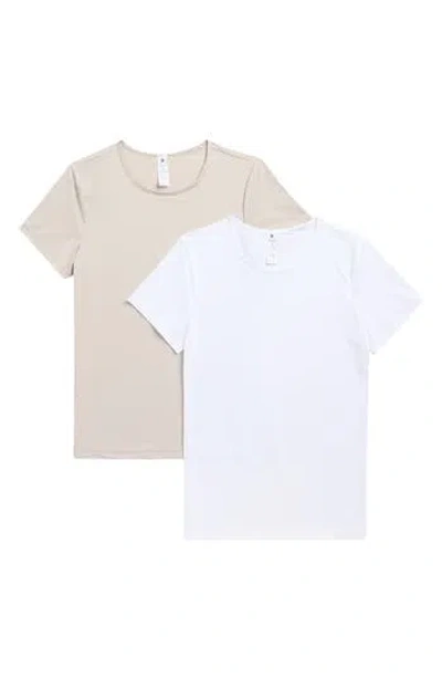 Yogalicious 2-pack Tara Air Cloud Jersey T-shirts In Multi