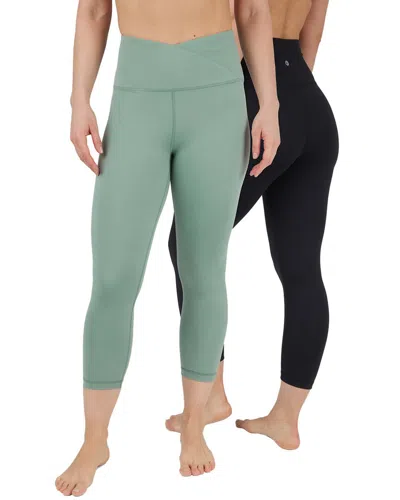 Yogalicious 2pk Lana Crossover Short In Multi