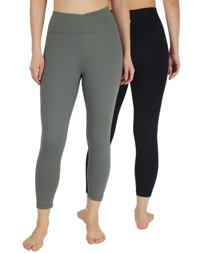 YOGALICIOUS 2PK LANA CROSSOVER SHORT
