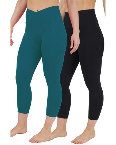 Yogalicious 2pk Lana Crossover Short In Multi