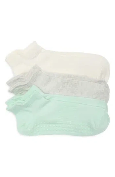 Yogalicious 3-pack Pilates Socks In Green