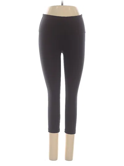 Pre-owned Yogalicious Active Pants In Black