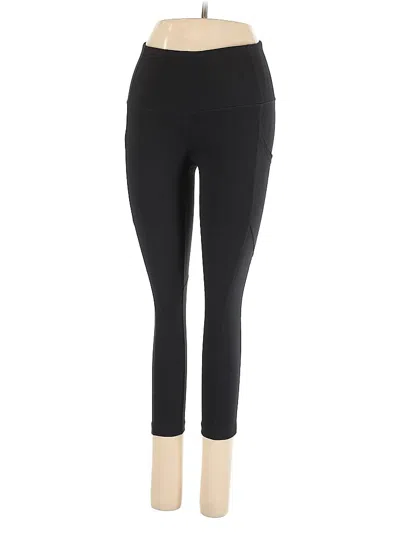 Pre-owned Yogalicious Active Pants In Black
