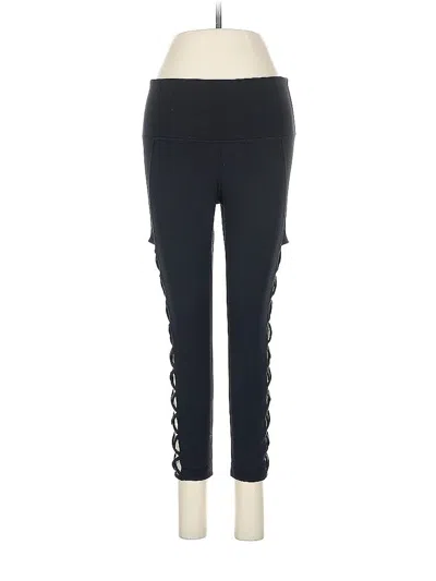 Pre-owned Yogalicious Active Pants In Black
