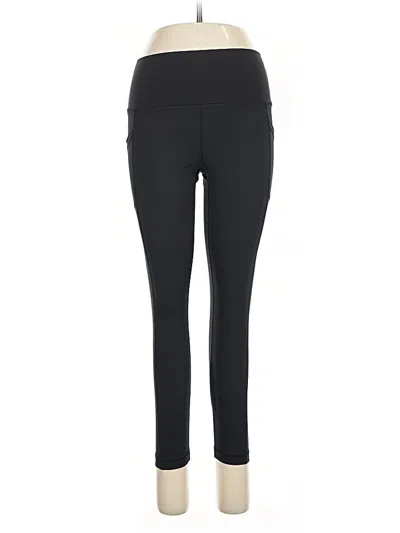 Pre-owned Yogalicious Active Pants In Black