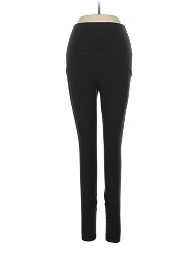 Pre-owned Yogalicious Active Pants In Black