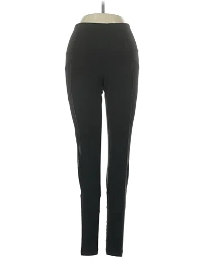 Pre-owned Yogalicious Active Pants In Black