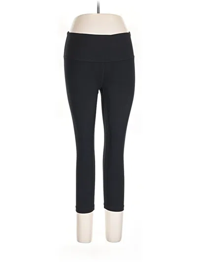 Pre-owned Yogalicious Active Pants In Black