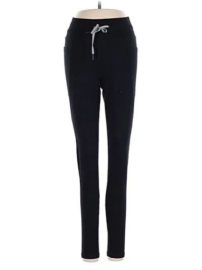 Pre-owned Yogalicious Active Pants In Black