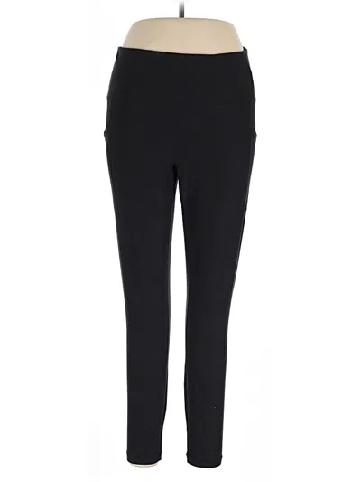 Pre-owned Yogalicious Active Pants In Black