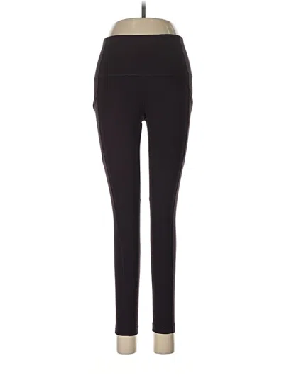 Pre-owned Yogalicious Active Pants In Black