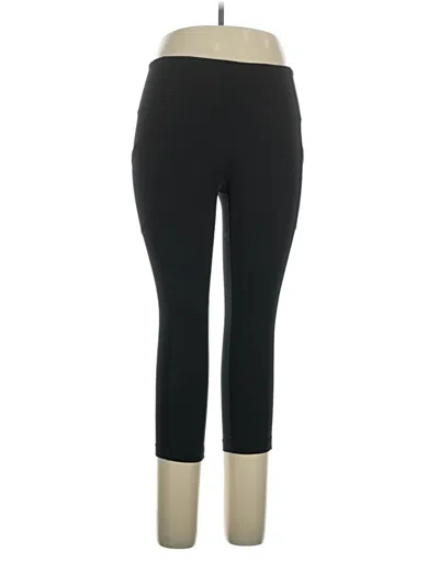 Pre-owned Yogalicious Active Pants In Black