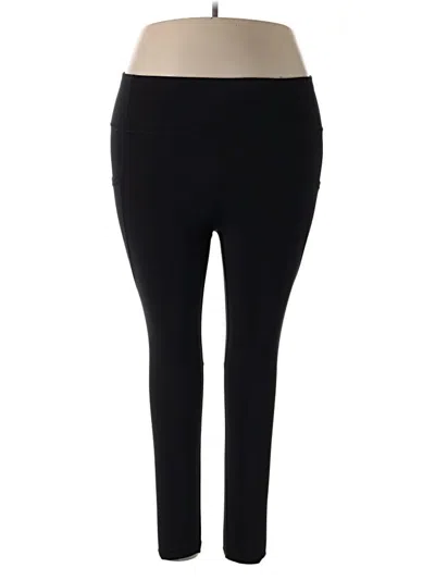 Pre-owned Yogalicious Active Pants In Black
