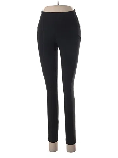 Pre-owned Yogalicious Active Pants In Black