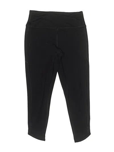 Pre-owned Yogalicious Kids' Active Pants In Black