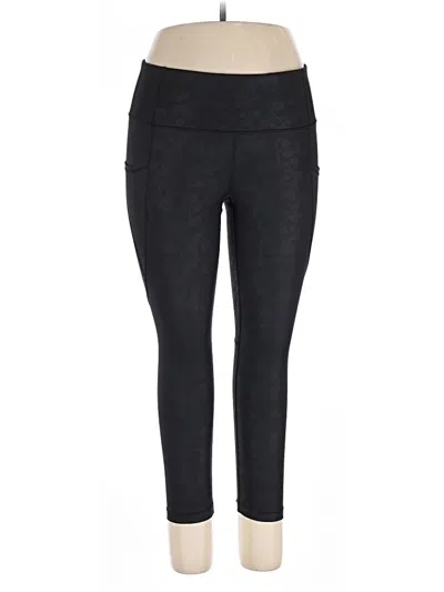 Pre-owned Yogalicious Active Pants In Black