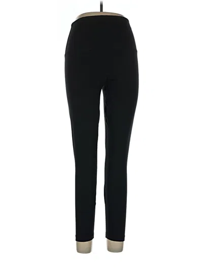 Pre-owned Yogalicious Active Pants In Black