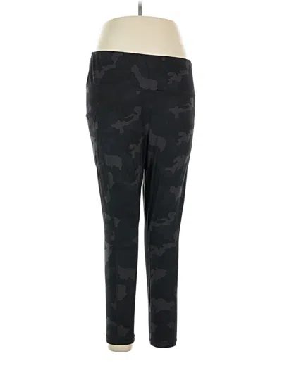 Pre-owned Yogalicious Active Pants In Black