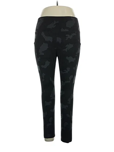 Pre-owned Yogalicious Active Pants In Black