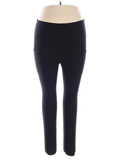 Pre-owned Yogalicious Active Pants In Black