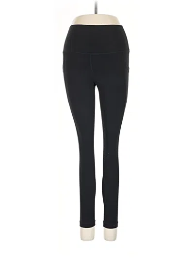 Pre-owned Yogalicious Active Pants In Black