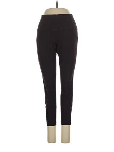 Pre-owned Yogalicious Active Pants In Black
