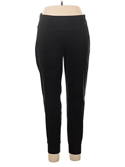 Pre-owned Yogalicious Active Pants In Black