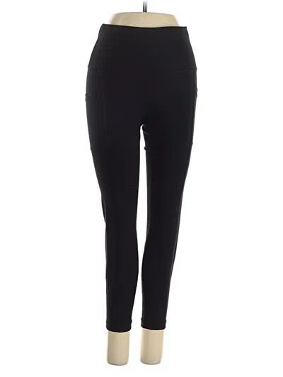Pre-owned Yogalicious Active Pants In Black