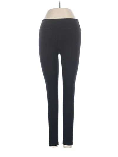 Pre-owned Yogalicious Active Pants In Black