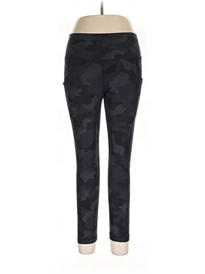 Pre-owned Yogalicious Active Pants In Black
