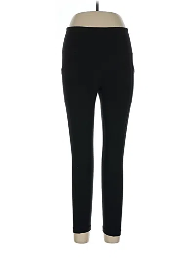Pre-owned Yogalicious Active Pants In Black