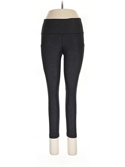 Pre-owned Yogalicious Active Pants In Black