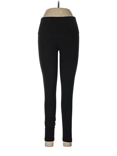 Pre-owned Yogalicious Active Pants In Black