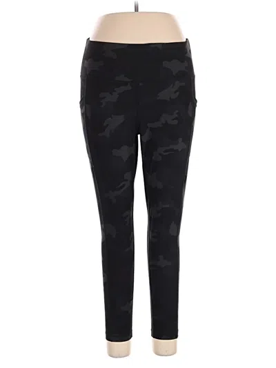 Pre-owned Yogalicious Active Pants In Black
