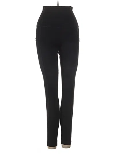 Pre-owned Yogalicious Active Pants In Black