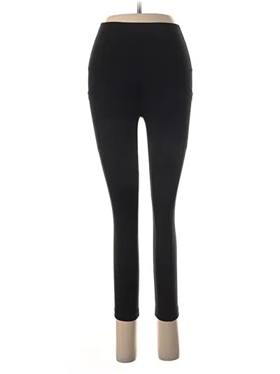 Pre-owned Yogalicious Active Pants In Black